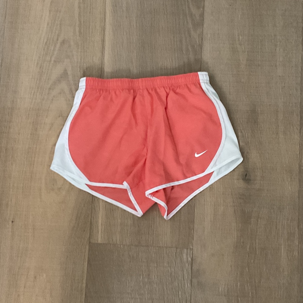 Nike Kid’s Peach and White Athletic Shorts